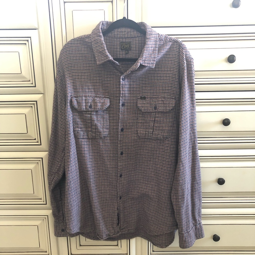 Mens Obey long sleeve flannel
